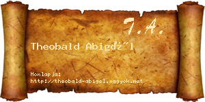 Theobald Abigél névjegykártya
